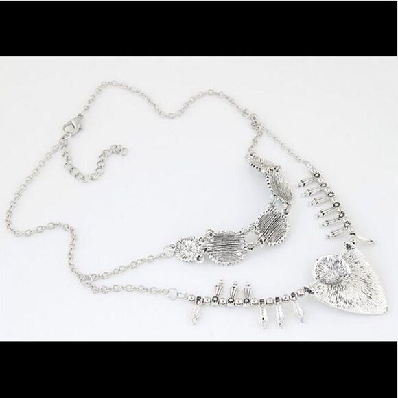 Bohemian Gypsy Tribal Silver Head Turning Necklace - Picture 8 of 8